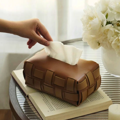 Artoni Leather Tissue Box