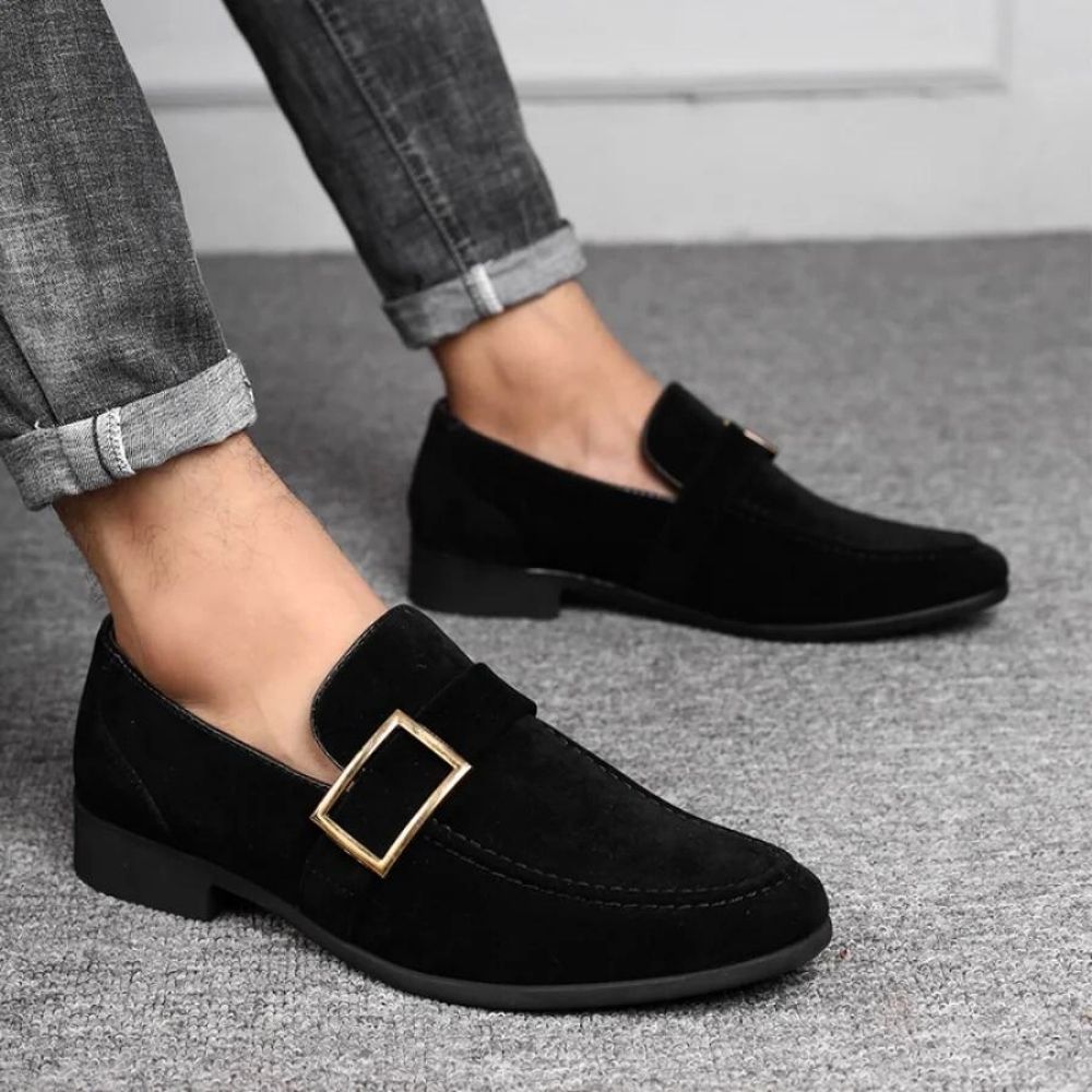 Hudson Classic Buckle Loafers