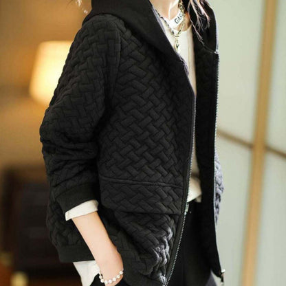 Tori Texture Hooded Jacket