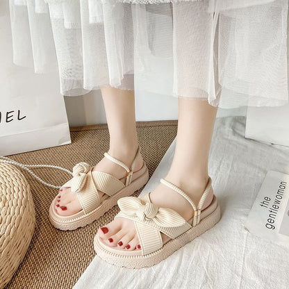 "Camilla" Comfortable Knot Sandals - Sileo