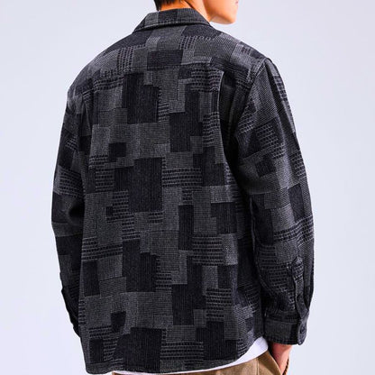 Teo - Cotton Patchwork Shirt