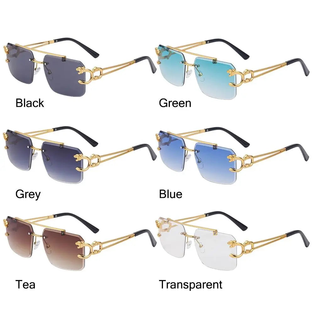 Retro Rimless Sunglasses